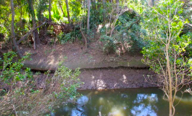 Belivah creek banks