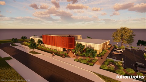 Flagstone District Community Centre - 3D visualisation artist impression