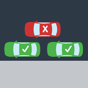 Double parking diagram