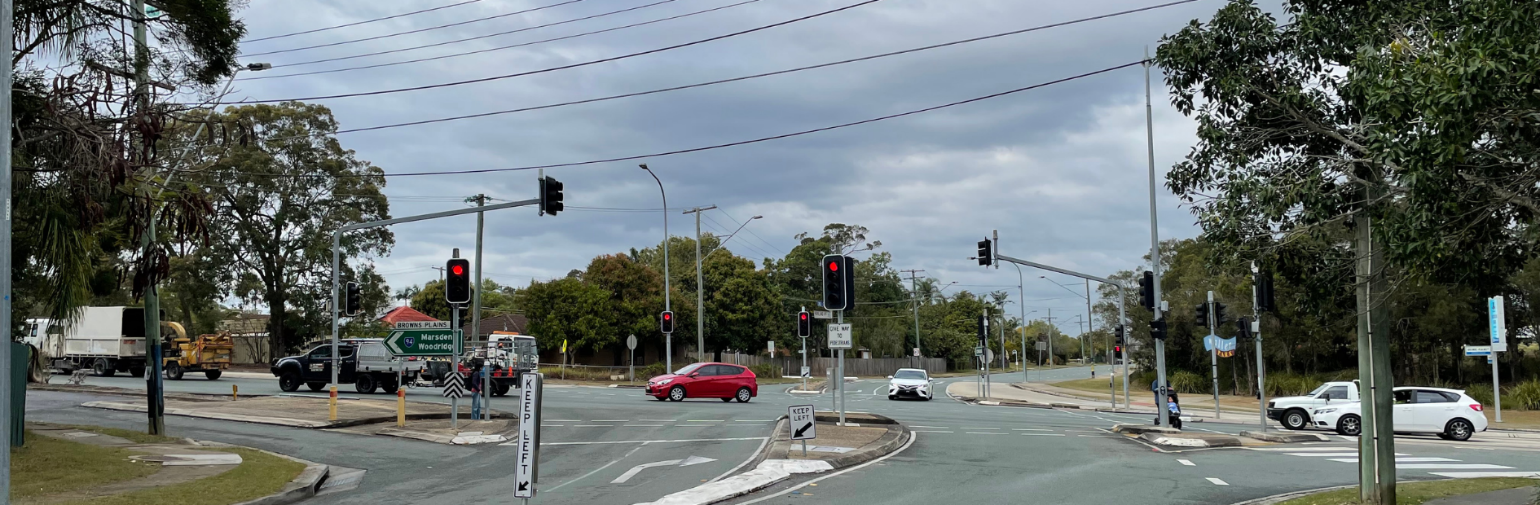Browns Plains and Waller Road intersection