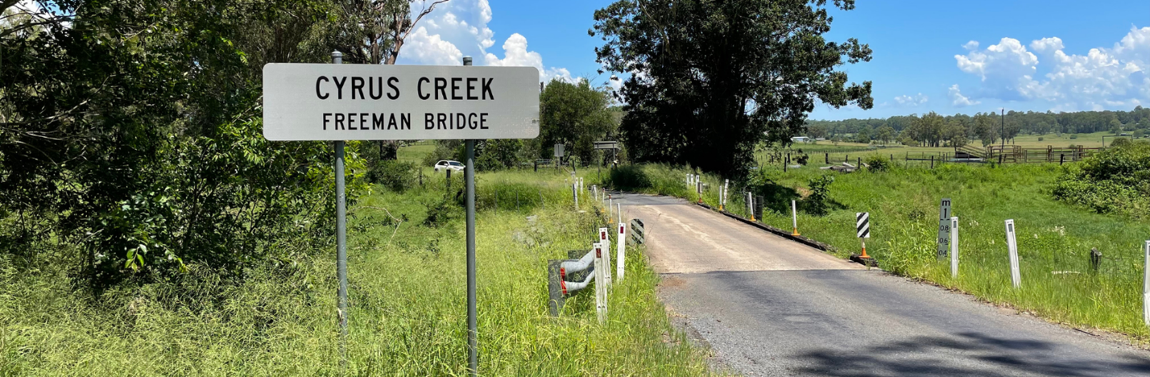 Freeman bridge replacement banner