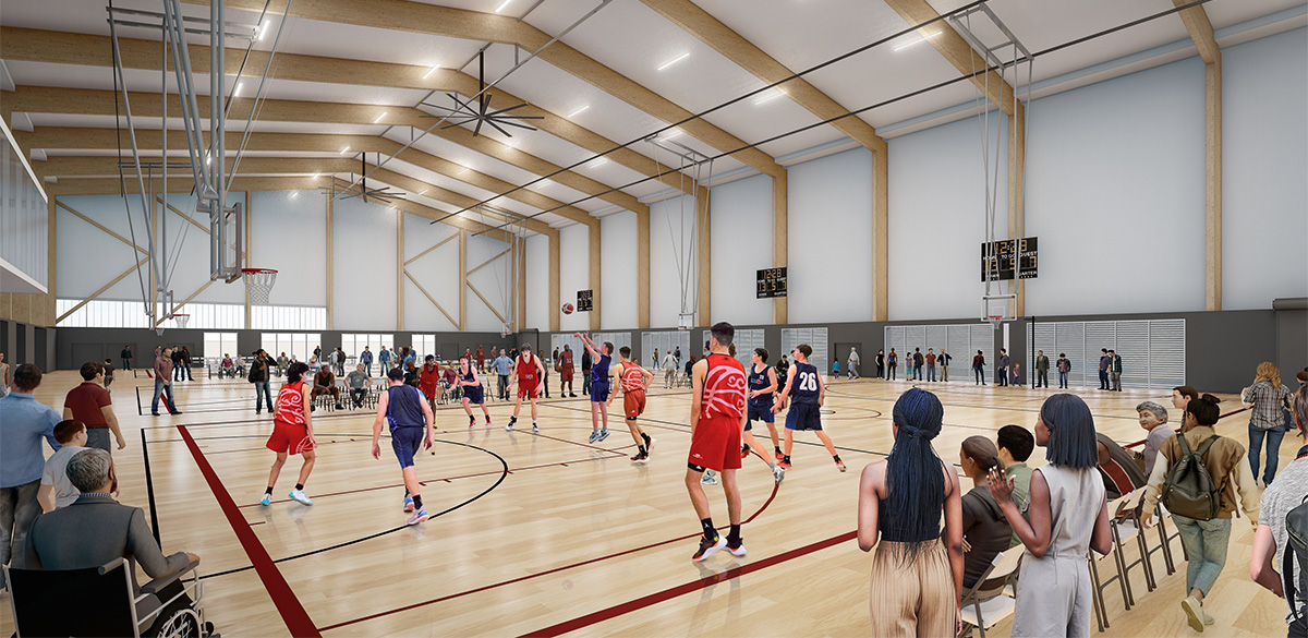 Logan Indoor Sports Centre artist impression