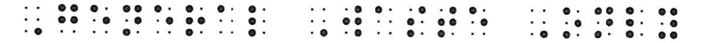 General waste bin braille sticker