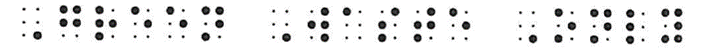 Green bin braille sticker