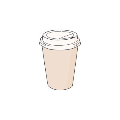 Coffee cups and lids