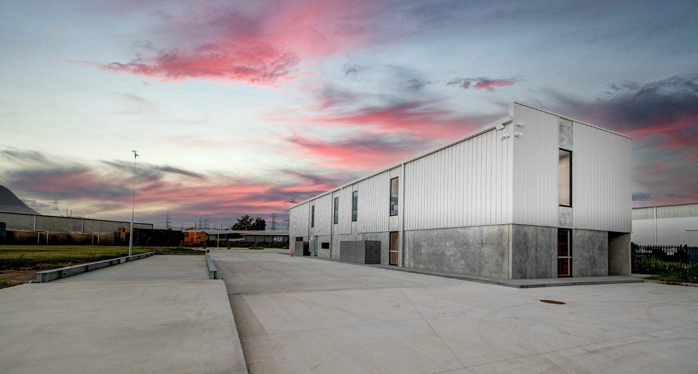 V Resource – Recycling Facility Office Building façade