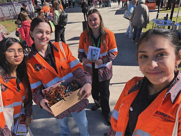 Volunteering at NAIDOC at the Kingston Butter Factory on 8 July 2025. 