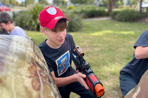 Outdoor laser tag
