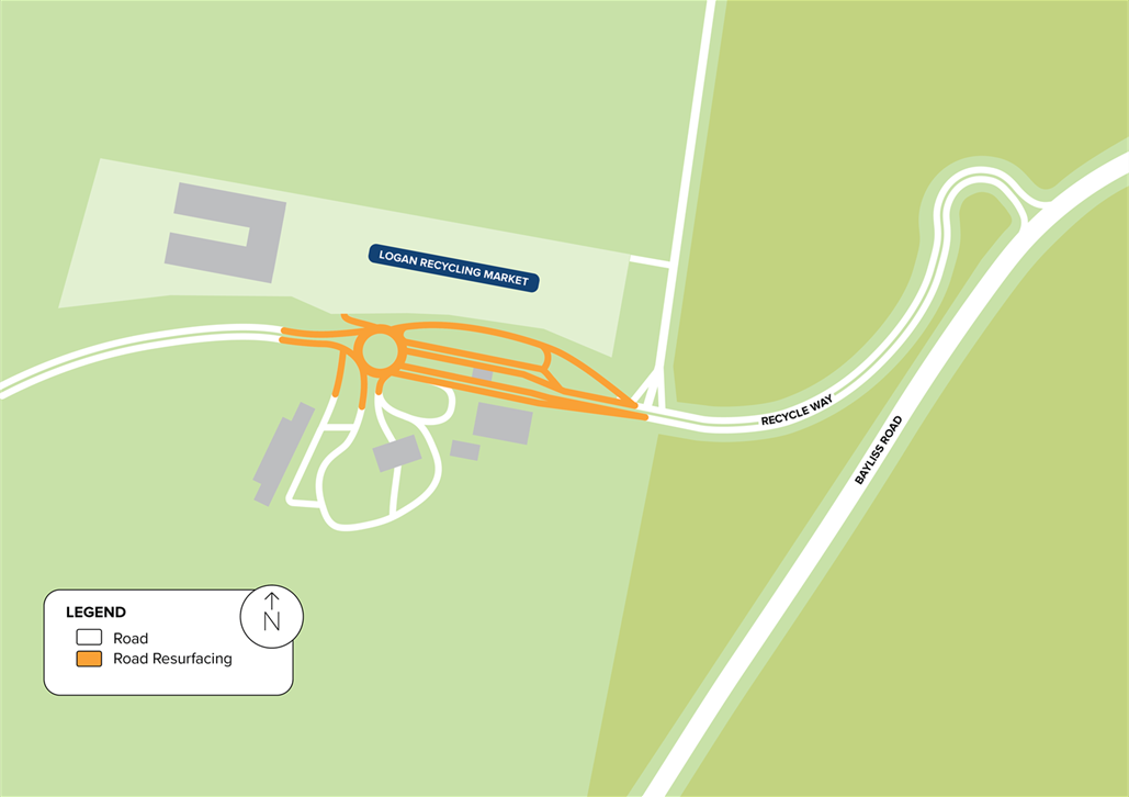 Waste facility entry upgrade map