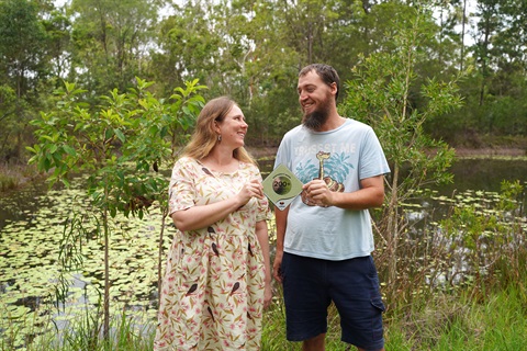 Ainsley Chase and Max Chase Silver Biodiversity Badge awardees.JPG