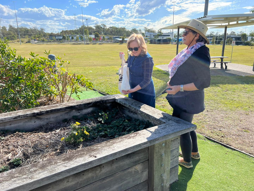 Volunteers at Yarrabilba Community Garden