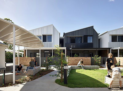 Homes from the Habitat on Juers estate