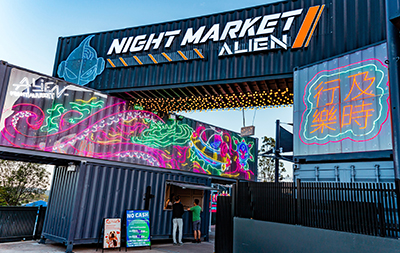 Entry to Alien Night Market