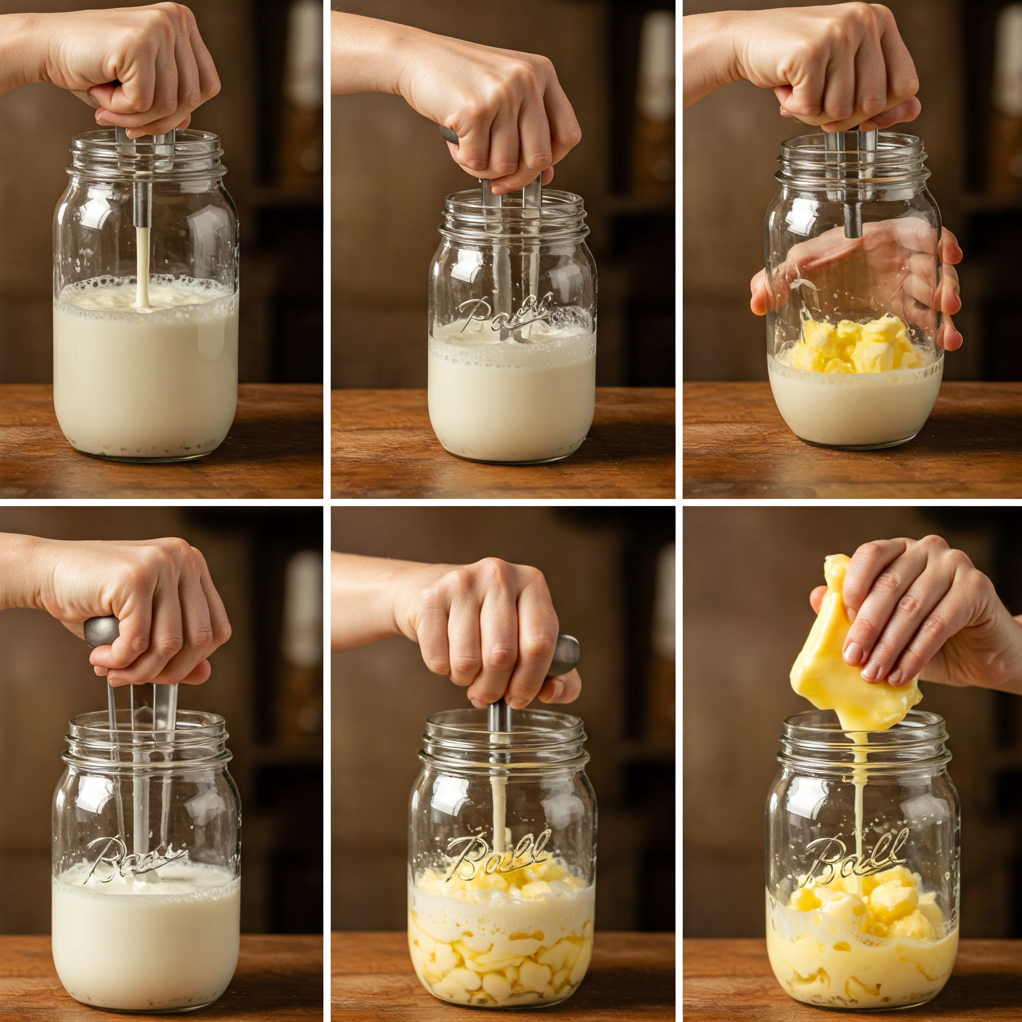 making food from milk