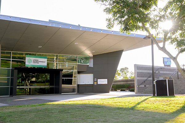 Front of Logan Entertainment Centre