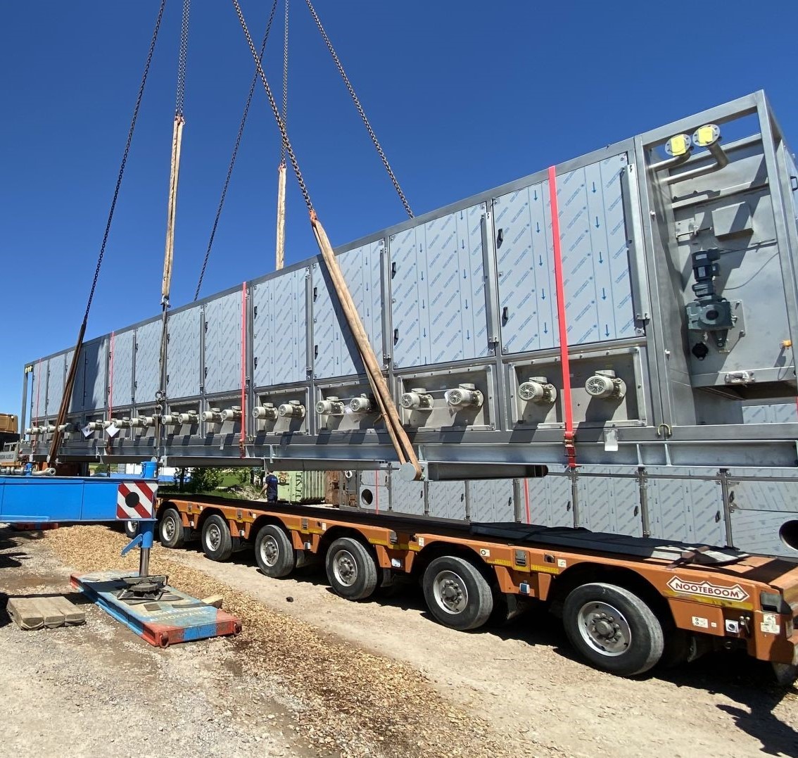 The 34 tonne dryers are on their way to Logan