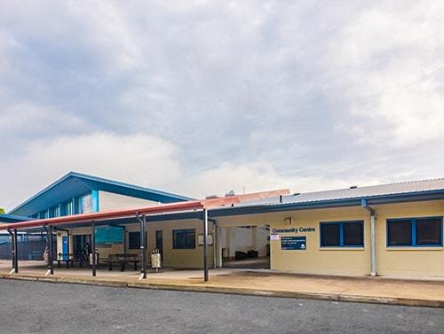 Front entrance to Gould Adams Community centre