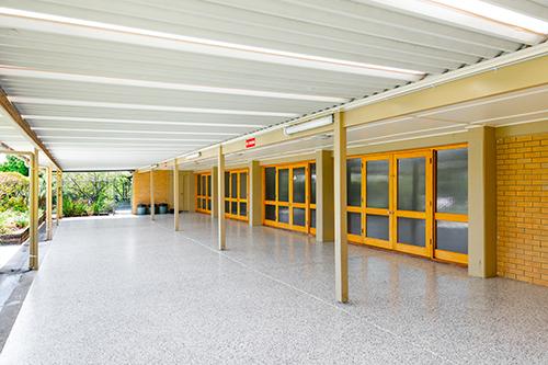 Large outdoor verandah