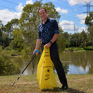 Environment Chair Cr Jon Raven encourages community members to get involved in a Clean Up Australia Day event near them.