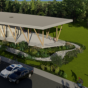 Construction will begin soon on the first stage of the new Riverine Discovery Centre at Albert River Parklands in Eagleby.
