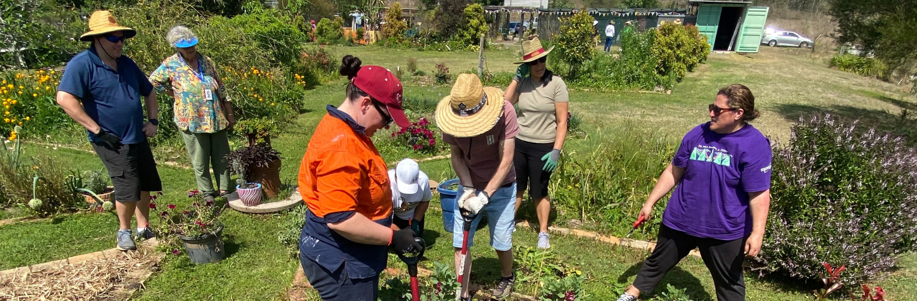 Jimboomba community garden volunteers