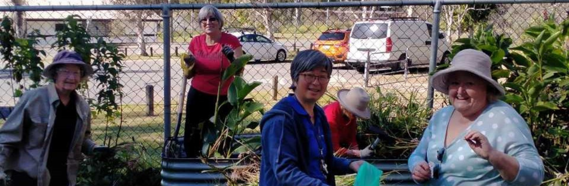 Kingston East Neighbourhood Centre Community Garden volunteers