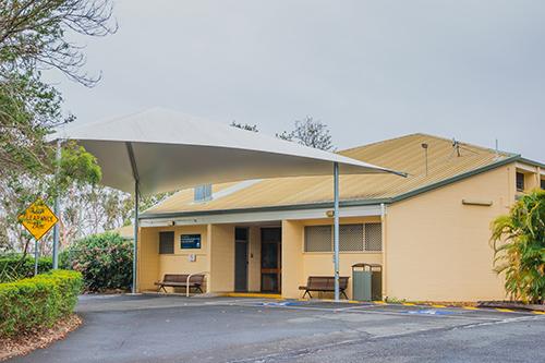 Chambers Flat Community Centre building entrance