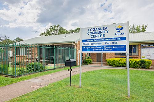 Loganlea Community Centre building entrance