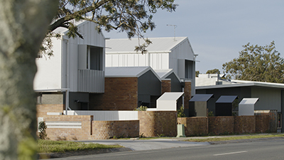 Homes from the Habitat on Juers Street housing estate