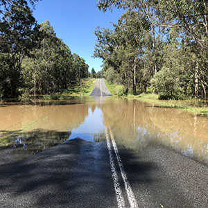 This is an update on the current flooding in Logan.