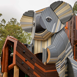 A new feature has arrived at Alexander Clark Park.