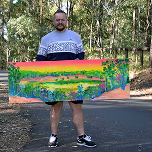 Artist Deane Featonby will host his debut exhibition in Logan Art Gallery from July 30 to September 4.