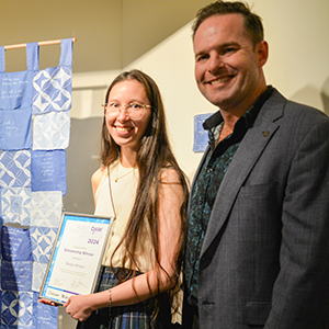 Nadya Wilson has been announced as the 2024 Robyn Daw Young Visual Artist Scholarship recipient.