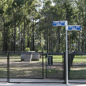 An image of the Middle Park dog off-leash park