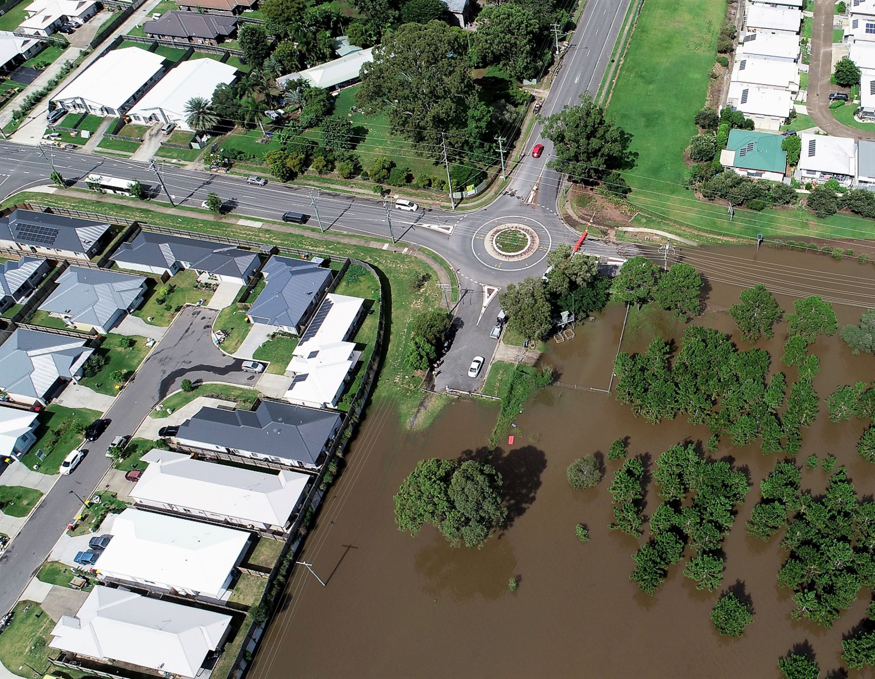 Flooding at Waterford West in March