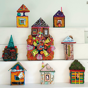 Artist Kris will feature recycled and
re-purposed objects in her exhibition.