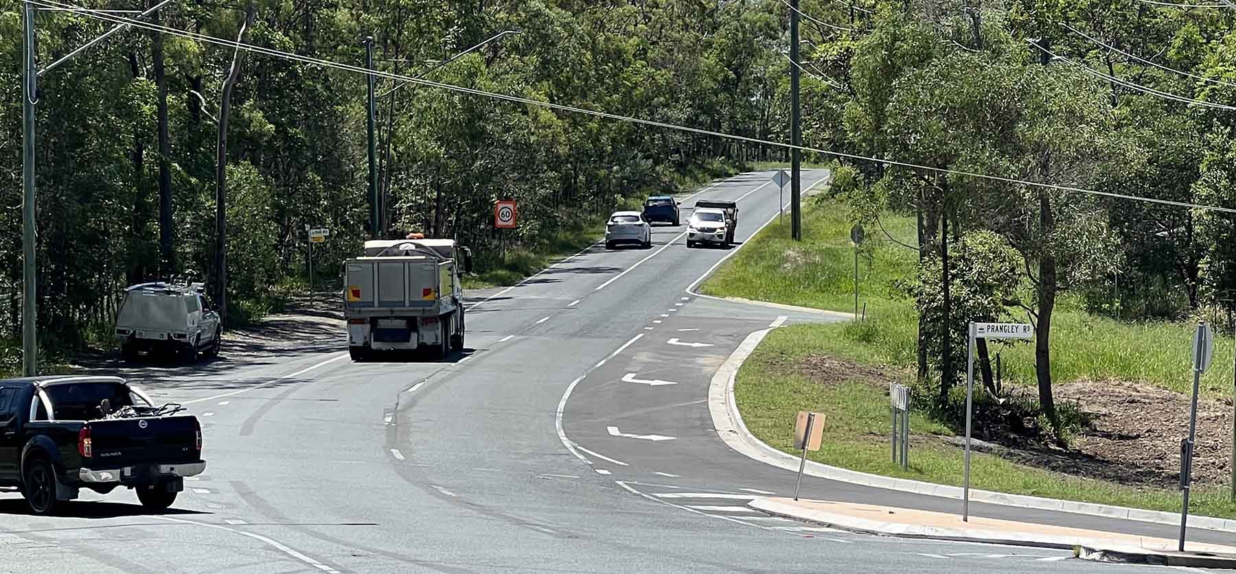 Section of Wuraga Road between Prangley Road and Beaudesert – Beenleigh Road in Beenleigh.