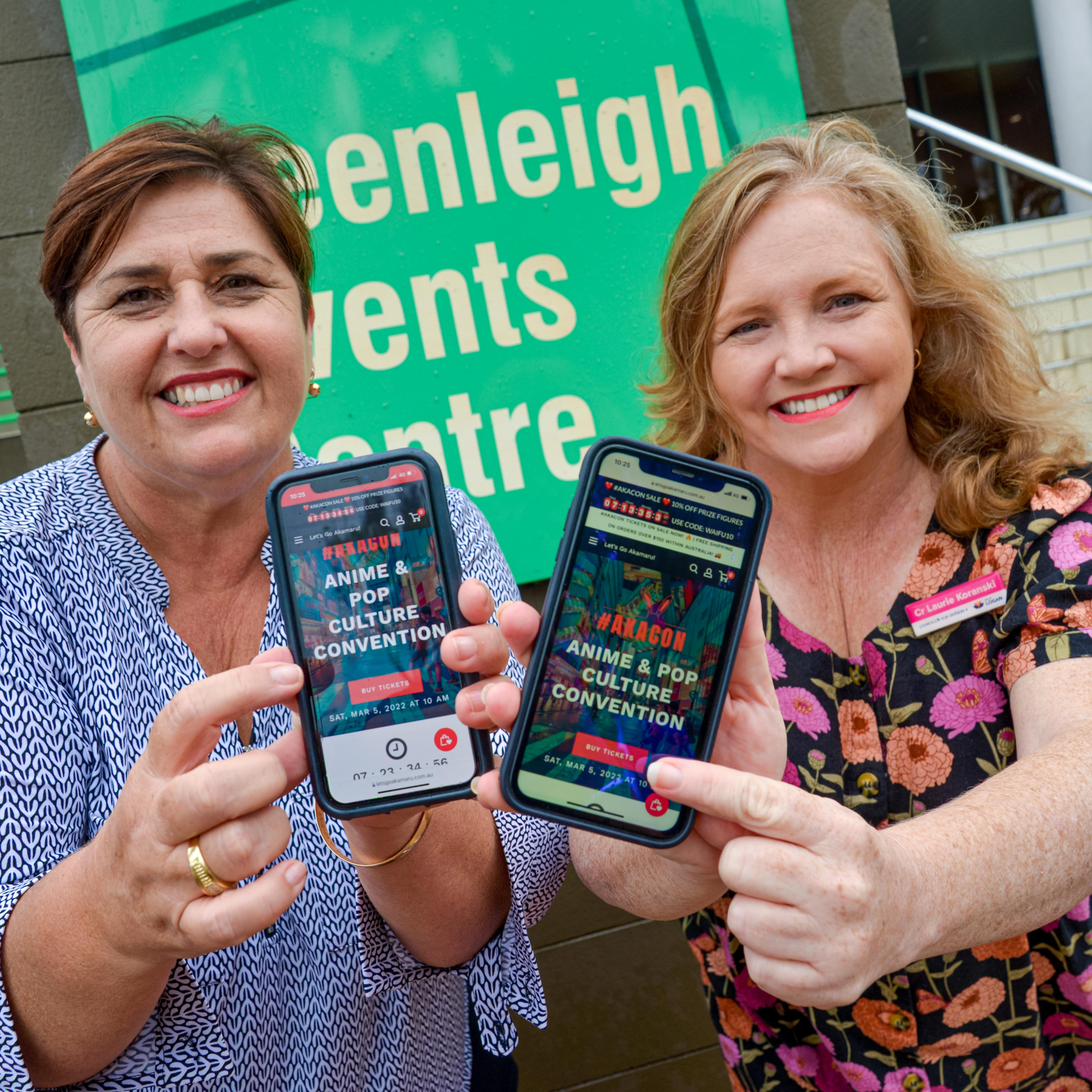 City Lifestyle Chair Councillor Laurie Koranski and Division 12 Councillor Karen Murphy are looking forward to #AKACON at the Beenleigh Events Centre.