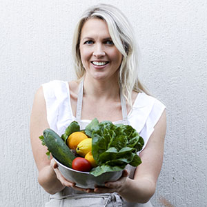 This is a picture of former Masterchef contestant Georgia Barnes, who will serve up some great food
ideas on LEAF's Homegrown Cooking Stage at Meadowbrook on Sunday.
