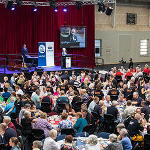 An image of a Logan volunteers thankyou breakfast