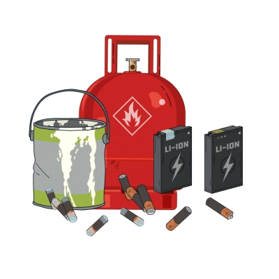 Batteries and hazardous waste