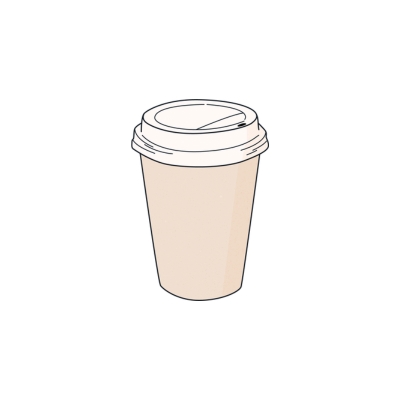 Coffee cups and lids