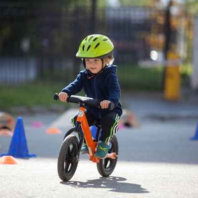 Child on bike